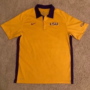 Men’s LSU Nike Dri-Fit Polo